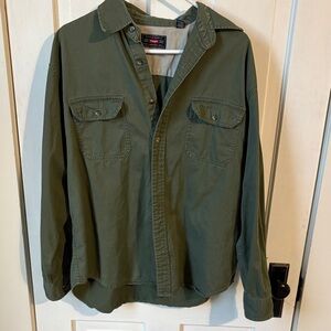Wrangler Green Casual Button-Down Shirt